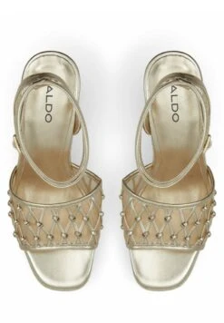 Aldo STRAPPY DELLEN - Keilsandalette - Champagne -Aldo Verkaufsgeschäft 183626e8b8494bb9b2d4061de841ede3