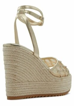 Aldo STRAPPY DELLEN - Keilsandalette - Champagne -Aldo Verkaufsgeschäft 4385e301d66f4d1c91bbe80144b5642e