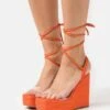 Aldo DEVONTERIEL FLOAM - High Heel Sandalette - Bright Orange