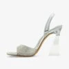 Aldo SLING BACK GIENNA - High Heel Sandalette - Silver