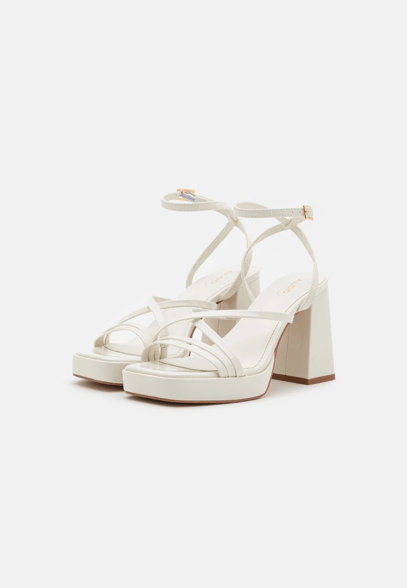 Aldo Plateausandalette - White/bone 3 Aldo Plateausandalette - White/bone – Bild 3