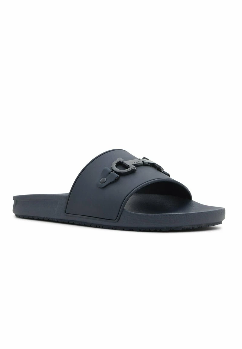 Aldo SLIDE LOUNGESLIDE - Pantolette Flach - Navy 2 Aldo SLIDE LOUNGESLIDE - Pantolette Flach - Navy – Bild 2