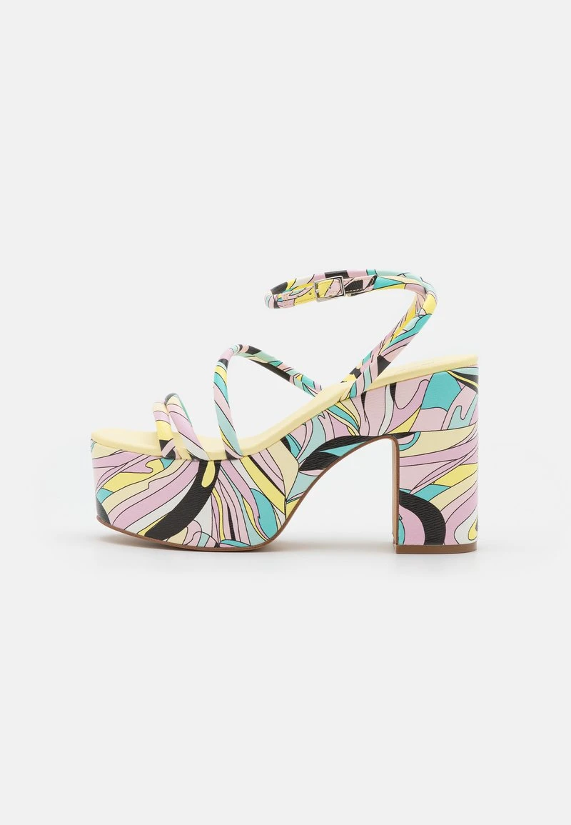 Aldo High Heel Sandalette - Pastel Multi-coloured 2 Aldo High Heel Sandalette - Pastel Multi-coloured – Bild 2
