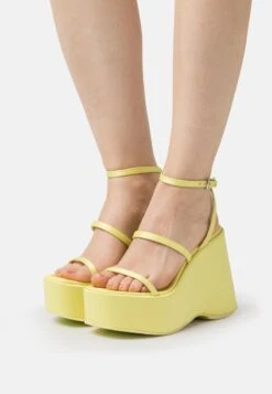 Aldo High Heel Sandalette - Medium Yellow