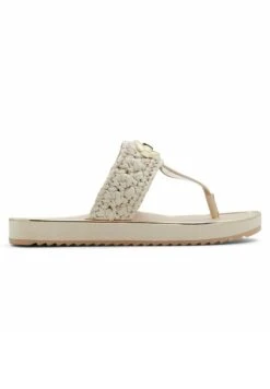 Aldo THONG SEARENE - Pantolette Flach - Beige -Aldo Verkaufsgeschäft d6c8b2485feb4d97bfeb5d30313de524