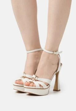 Aldo ELBALIA - High Heel Sandalette - White/bone