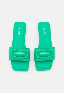 Aldo Pantolette Flach - Dark Green -Aldo Verkaufsgeschäft e51b55270e6f47f785e4e9e082b1e89b